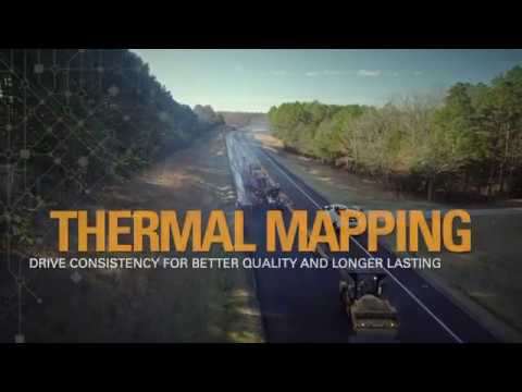 Cat Grade with Thermal Mapping for Pavers