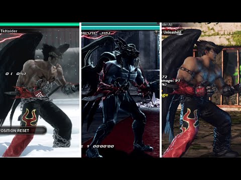 Devil Jin EWGF Combo Evolution - Tekken 6 to Tekken 7