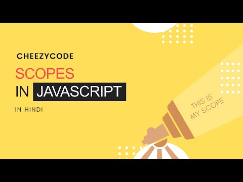 Javascript Scope Tutorial Block Global Function Scope Js Hindi 25