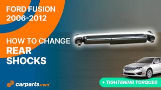 How to replace the Rear Shocks 2006 - 2012 Ford Fusion 🚗