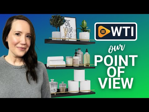 WOPITUES Floating Shelves with Gold Metal Guardrail - WTI product video review