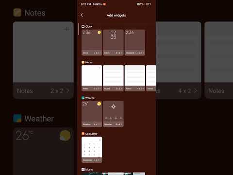 Xiaomi device widgets enable, #xiaomi #redmi #widget #tricks #shorts