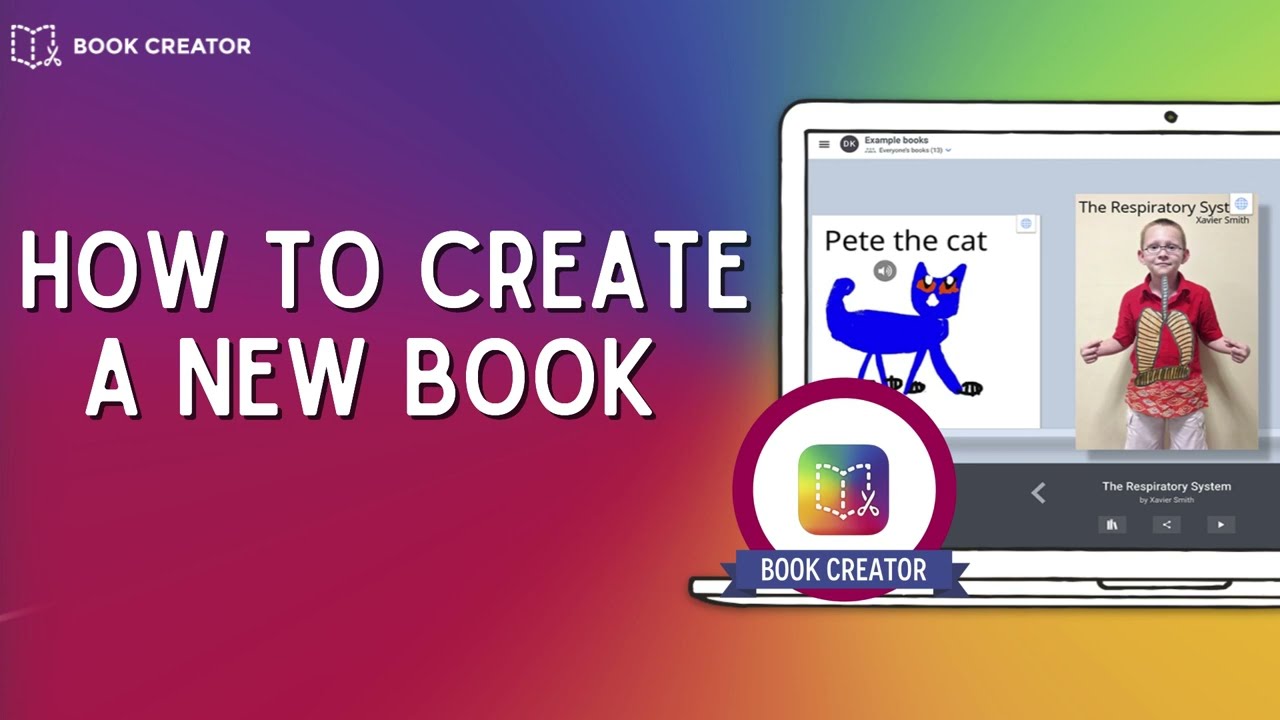 📙 Book Creator For Teachers:  Creating a New Book