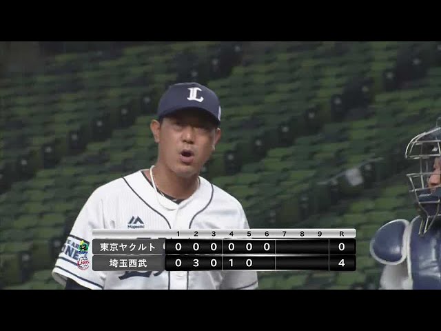 【ファーム】バースデー登板のライオンズ・内海哲也が6回無失点!! 2022年4月29日  埼玉西武ライオンズ 対 東京ヤクルトスワローズ