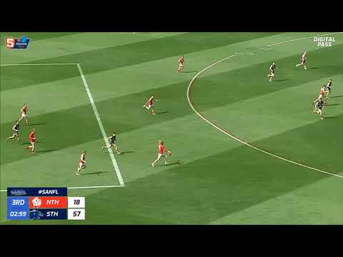 SANFL Finals Snapshot - North's Aaron Young loads up a 55m bomb