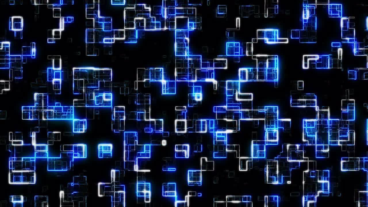 Blue Hex Code, Big Data Stock Motion Graphics