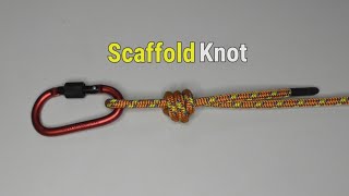 Simpul tali - How to tie Scaffold knot