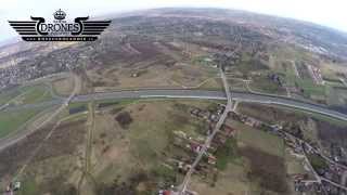 preview picture of video '2015-04-11 KRAKÓW Bieżanów Prokocim Autostrada A4 - Czarnochowice Wieliczka - Widok z lotu ptaka HD'