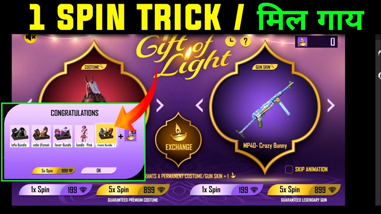 Thumbnail Download For Gift Of Light New Event 1 Spin Trick