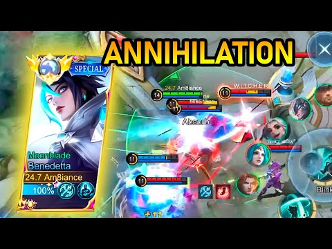 Benedetta Offlane - Annihilation!! Top Global Benedetta | Gameplay MLBB