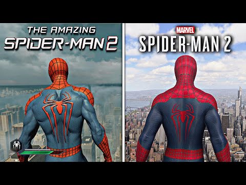 The Amazing Spider-Man 2 vs. Spider-Man 2 PS5 | Graphics & Gameplay Comparison