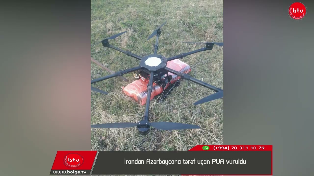 İrandan Azərbaycana tərəf uçan PUA vuruldu