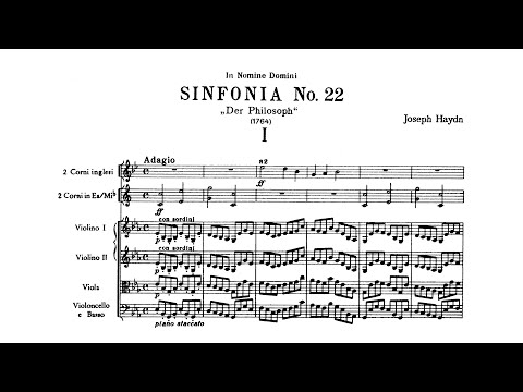 Haydn: Symphony No. 22 in E-flat major "The Philosopher" (with Score)