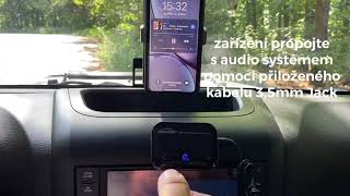 2in1 Bluetooth audio adaptér/HF/AUX výstupem/vstupem