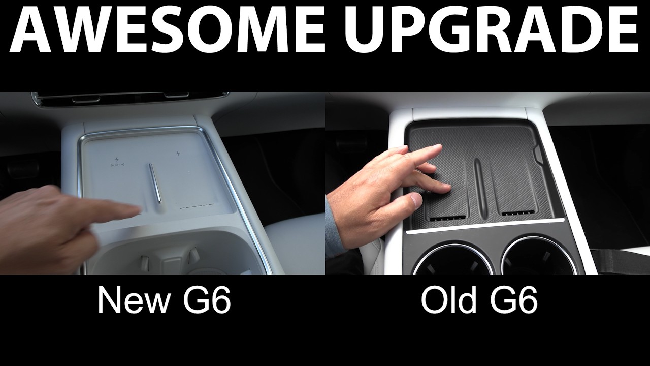 Xpeng G6 Performance side-by-side comparison between new 2025 model and before