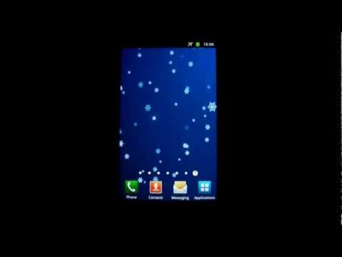 Snow Stars Live Wallpaper HD Video