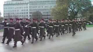 Remembrance Sunday 2014 Hyde Park Corner; Royal Artillery Memorial,London.