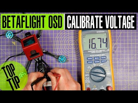 Calibrating your BetaFlight OSD battery voltage display