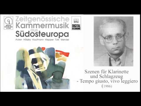 Hans Peter Türk - Szenen für Klarinette und Schlagzeug (1986-1987)