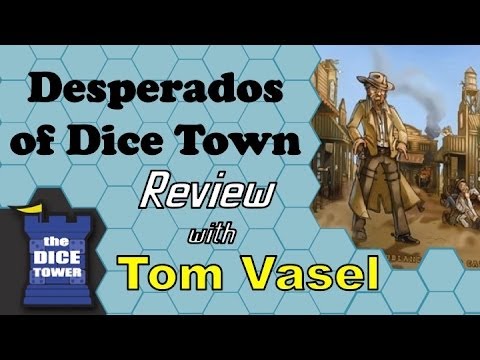 Desperados of Dice Town Review Tom Vasel