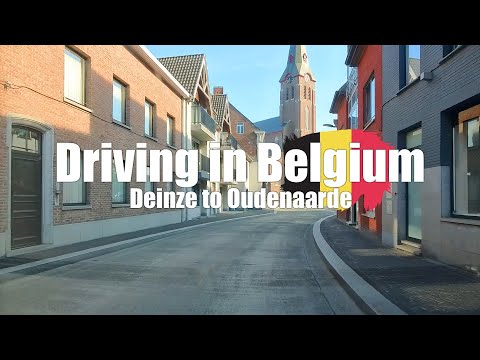Driving in Belgium | Scenic Route from Deinze to Oudenaarde