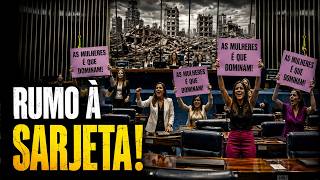 RUMANDO PARA A SARJETA: PROPOSTA QUER METADE DAS VAGAS DO LEGISLATIVO PARA AS SEMIDEUSAS!