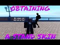 Roblox Is Unbreakable Obtaining A Stand Skin