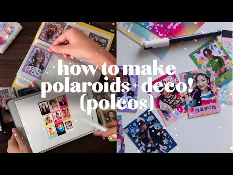 how to make DIY 🌟 kpop polaroids decorating with...