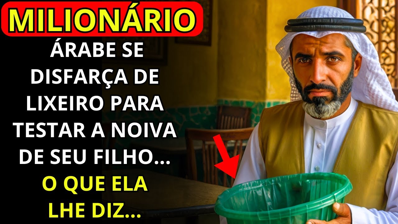 MILIONÁRIO ÁRABE SE DISFARÇA DE LIXEIRO PARA TESTAR A HONESTIDADE DA NOIVA DE SEU FILHO...