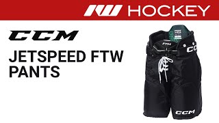 CCM JetSpeed FTW Ice Hockey Pants Review Video