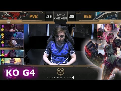 Phong Vũ Buffalo vs Vega Squadron - Game 4 | Knockouts Play-Ins of LoL MSI 2019 | PVB vs VEG G4