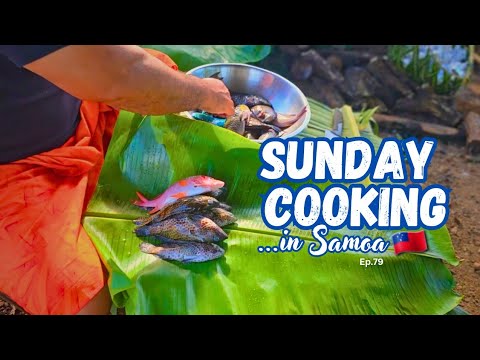 Traditional Sunday Cooking in Samoa, All Done On The Umu | Episode 79