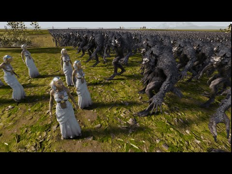 200 CLEOPATRAS VS 40000 WEREWOLVES | ULTIMATE EPIC BATTLE SIMULATOR 2 | UEBS 2