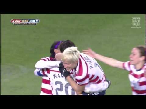 WNT vs. Scotland: Abby Wambach Goal - Feb. 13, 2013