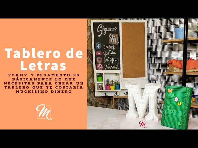 Vídeo relacionado con LIBRAGOLD Juego de 46 piezas de tablero de fieltro para decoración de tablero de mensajes (tablero no incluido)