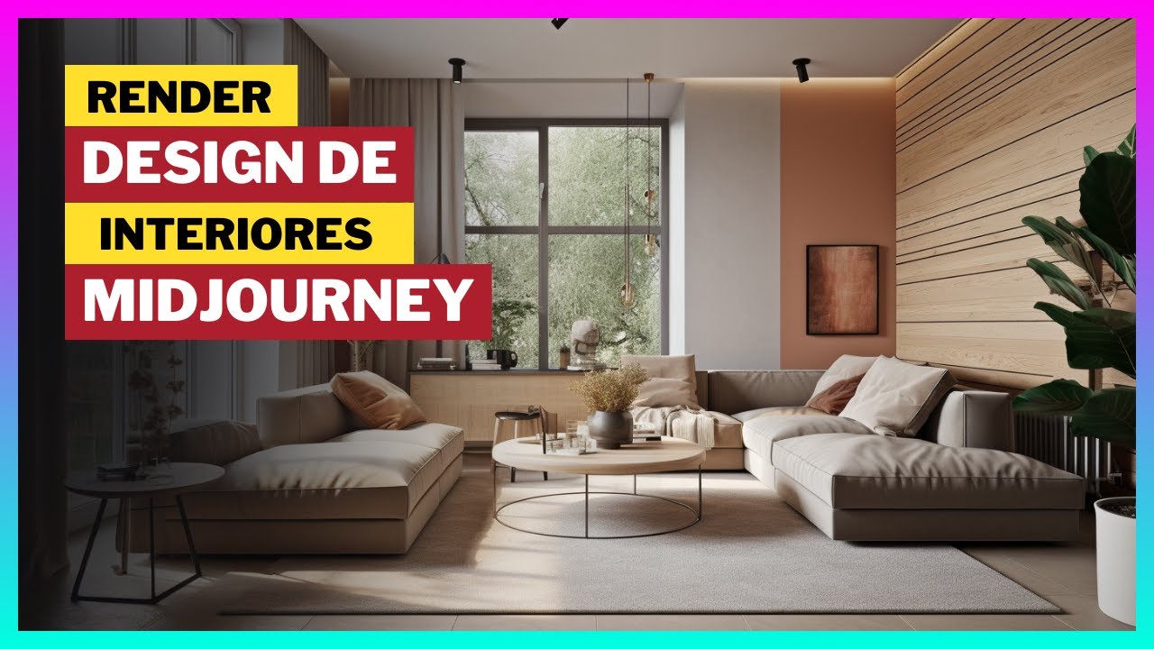 Midjourney  Design de Interiores - Arquitetura -  Render interior design