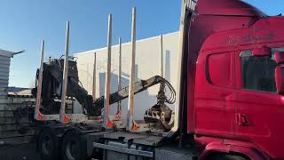 Camion transport de lemne Scania R580 | Imagine 4 - Autoline