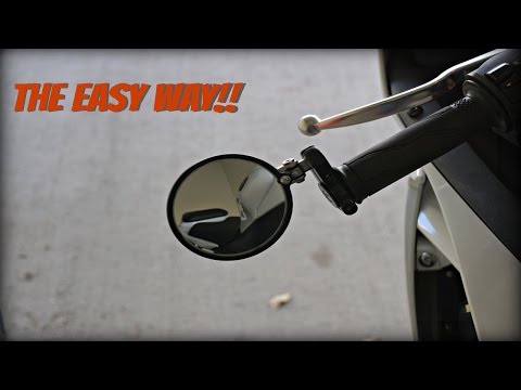 CRG Lane Splitter Mirror install... NO DRILL!