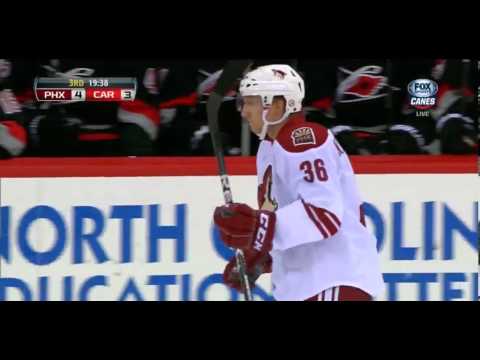 Phoenix Vs Carolina seventh Goal by Klinkhammer - 10/13/2013