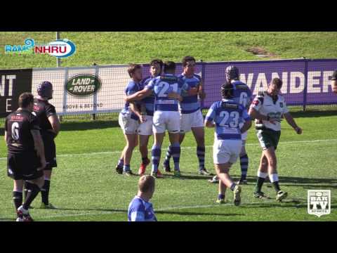 2017 NHRU Round 10 Premier 3 Highlights Wanderers V Maitland
