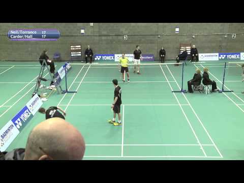 U-21 Boys Doubles Final - Scottish National Junior Championships 2014