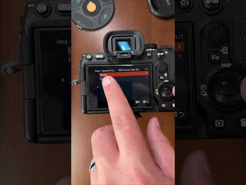How to set LEVEL display on your Sony Alpha camera #tipsandtricks #sonya7iv #sonyalpha #sony