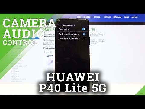 How to Activate Camera Audio Control in HUAWEI P40 Lite – Manage Camera Settings