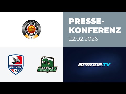 22.02.2026 - Pressekonferenz - Heilbronner Falken vs. Erding Gladiators