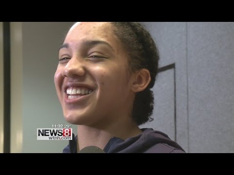 Gabby Williams happy UConn's going for No. 91 on the road