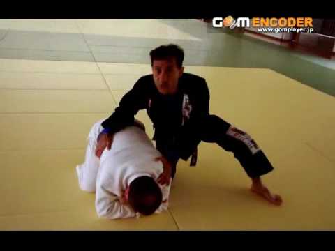相手の亀ガードから腕十字を狙う(Japanese_English_Prsian) Yukawa　Peace Army DOJO 勇川柔術