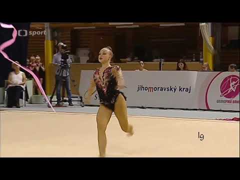 Alina Chamzina Ribbon Final Grand Prix Brno 2019