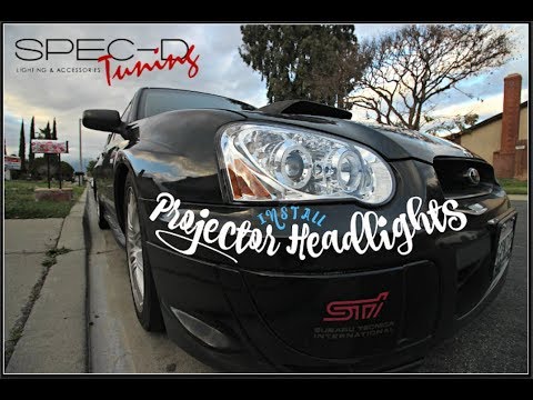 Spec D Tuning Projector Headlight Install