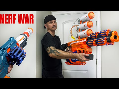 NERF WAR: Kid vs Dad SHOWDOWN 2