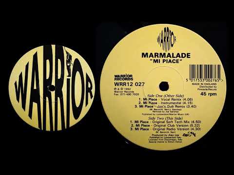 Marmalade – Mi Piace (Vocal Remix) --  1992 #house #90s #italy